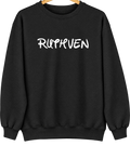 Ruthven, Iowa Hometown Crewneck — Black