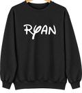 Ryan, Oklahoma Hometown Crewneck — Black