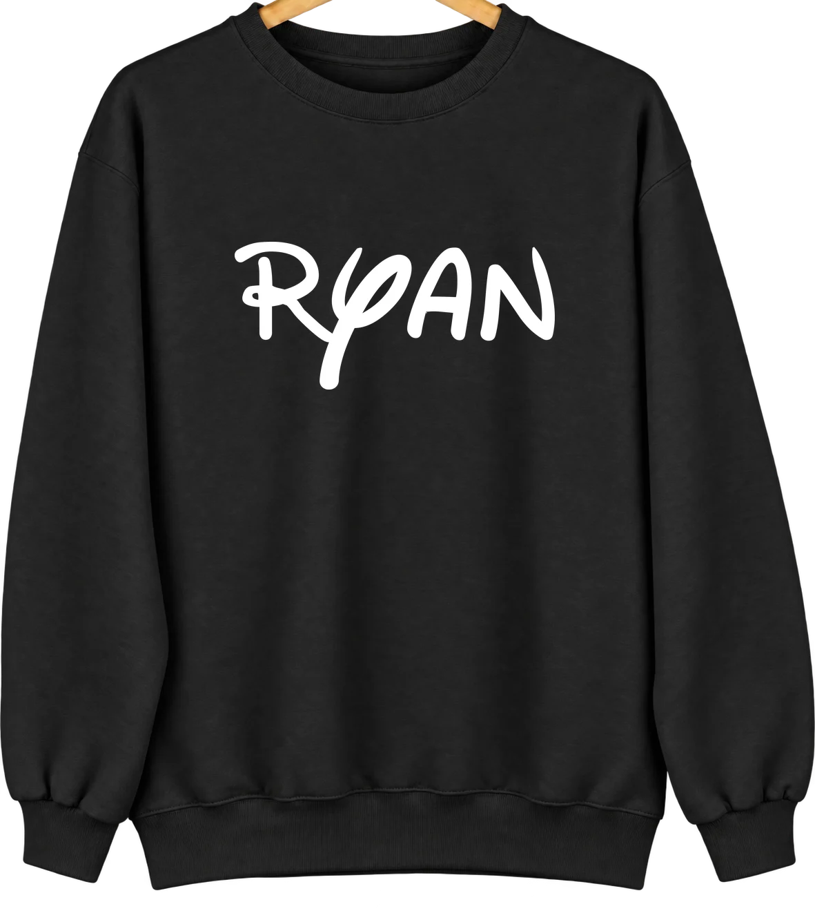 Ryan, Oklahoma Hometown Crewneck — Black