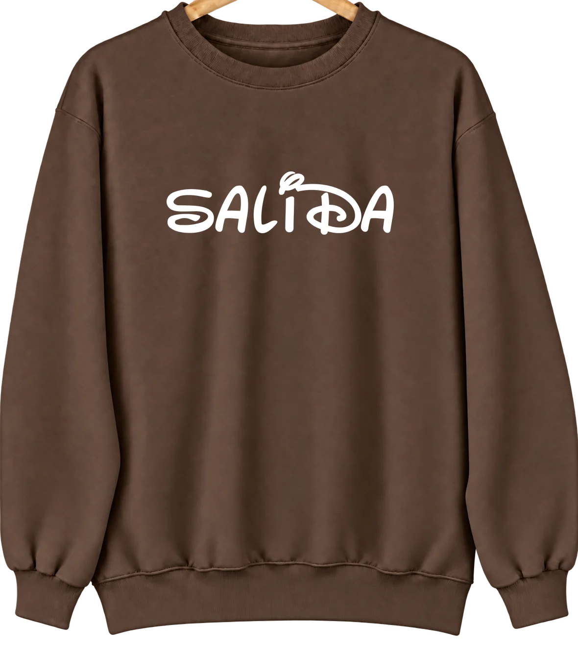 Salida, Colorado Hometown Crewneck — Brown
