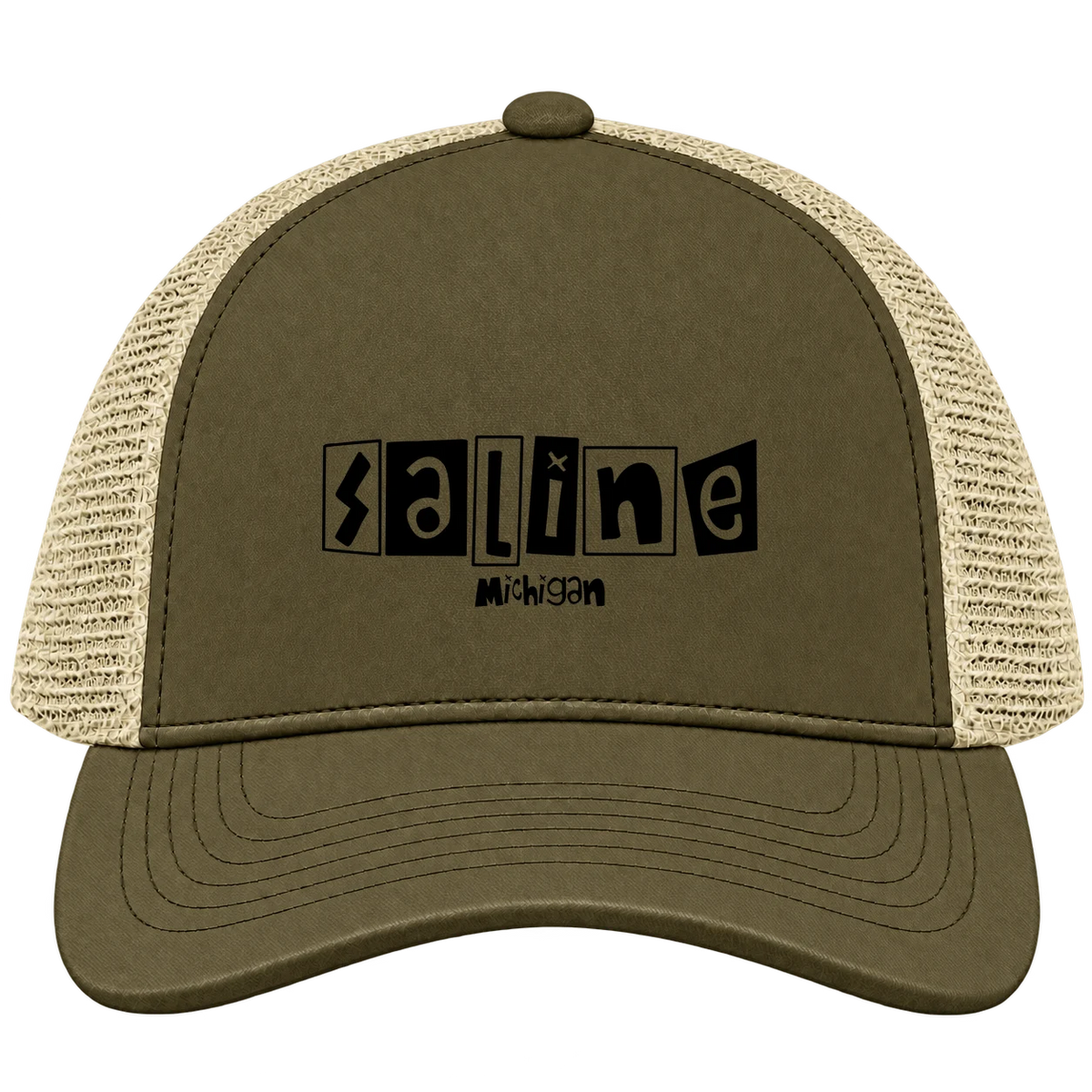Saline, Michigan Hometown Trucker Cap