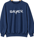 Salyer, California Hometown Crewneck — Navy