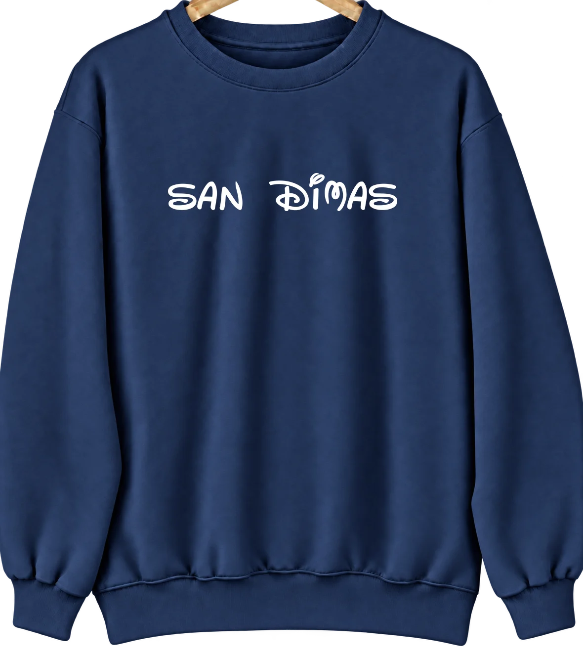 San Dimas, California Hometown Crewneck — Navy