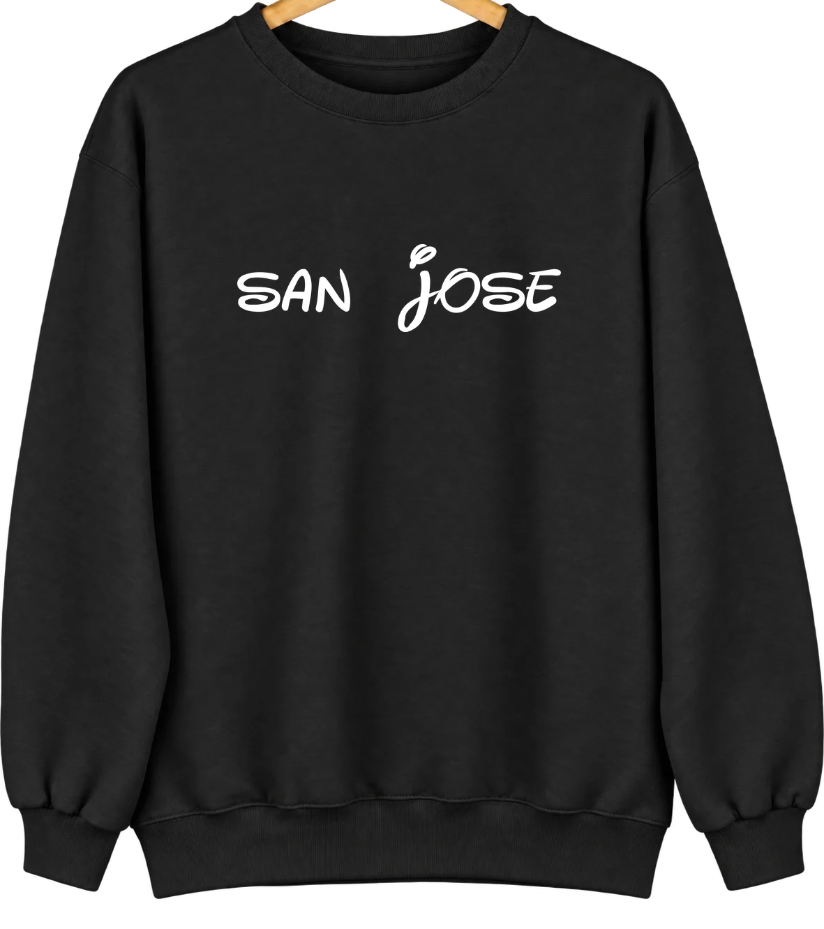 San Jose, Arizona Hometown Crewneck — Black