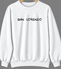 San Lorenzo, New Mexico Hometown Crewneck — White