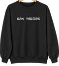 San Pasqual, California Hometown Crewneck — Black
