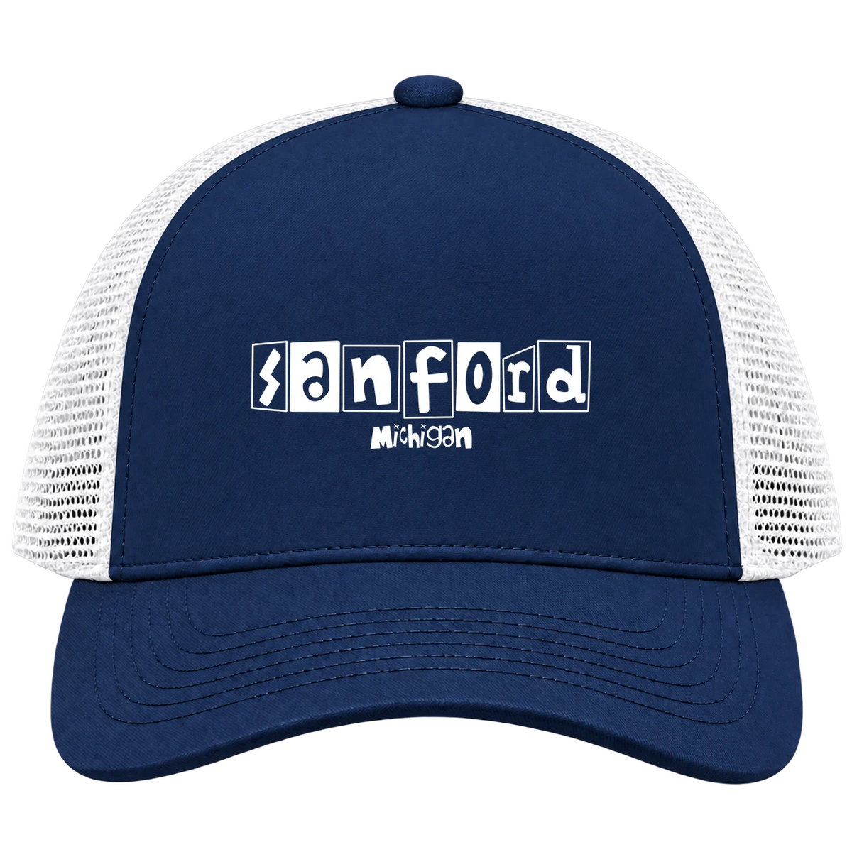 Sanford, Michigan Hometown Trucker Cap