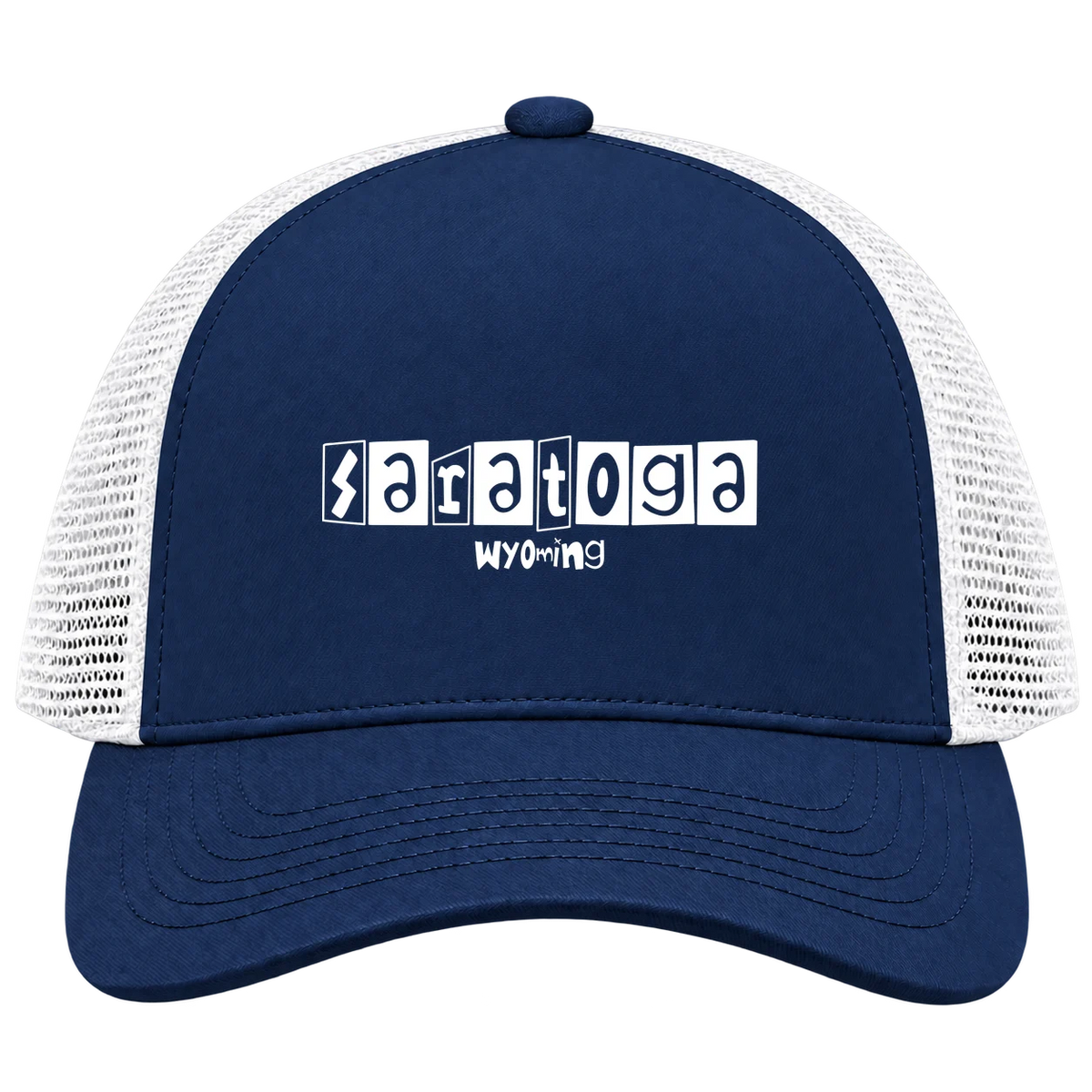 Saratoga, Wyoming Hometown Trucker Cap