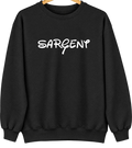 Sargent, Nebraska Hometown Crewneck — Black
