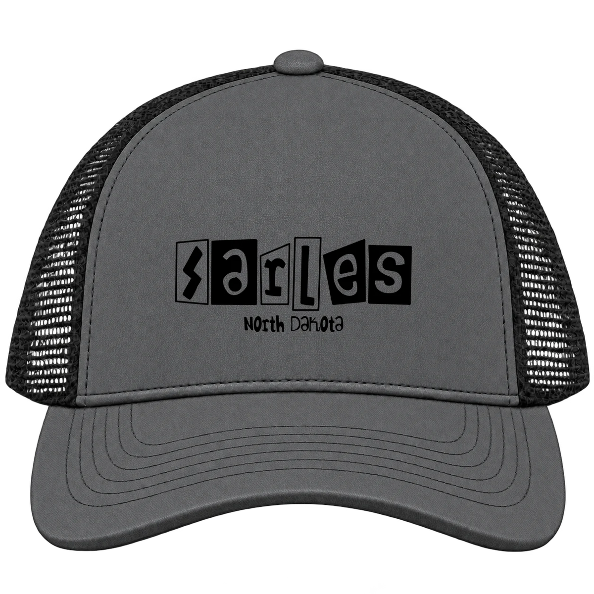 Sarles, North Dakota Hometown Trucker Cap