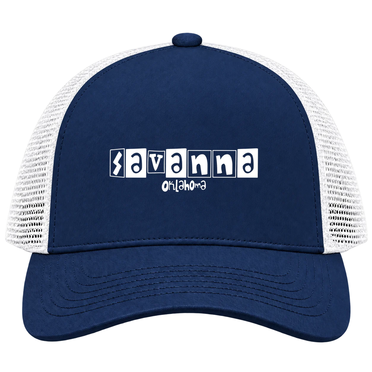 Savanna, Oklahoma Hometown Trucker Cap