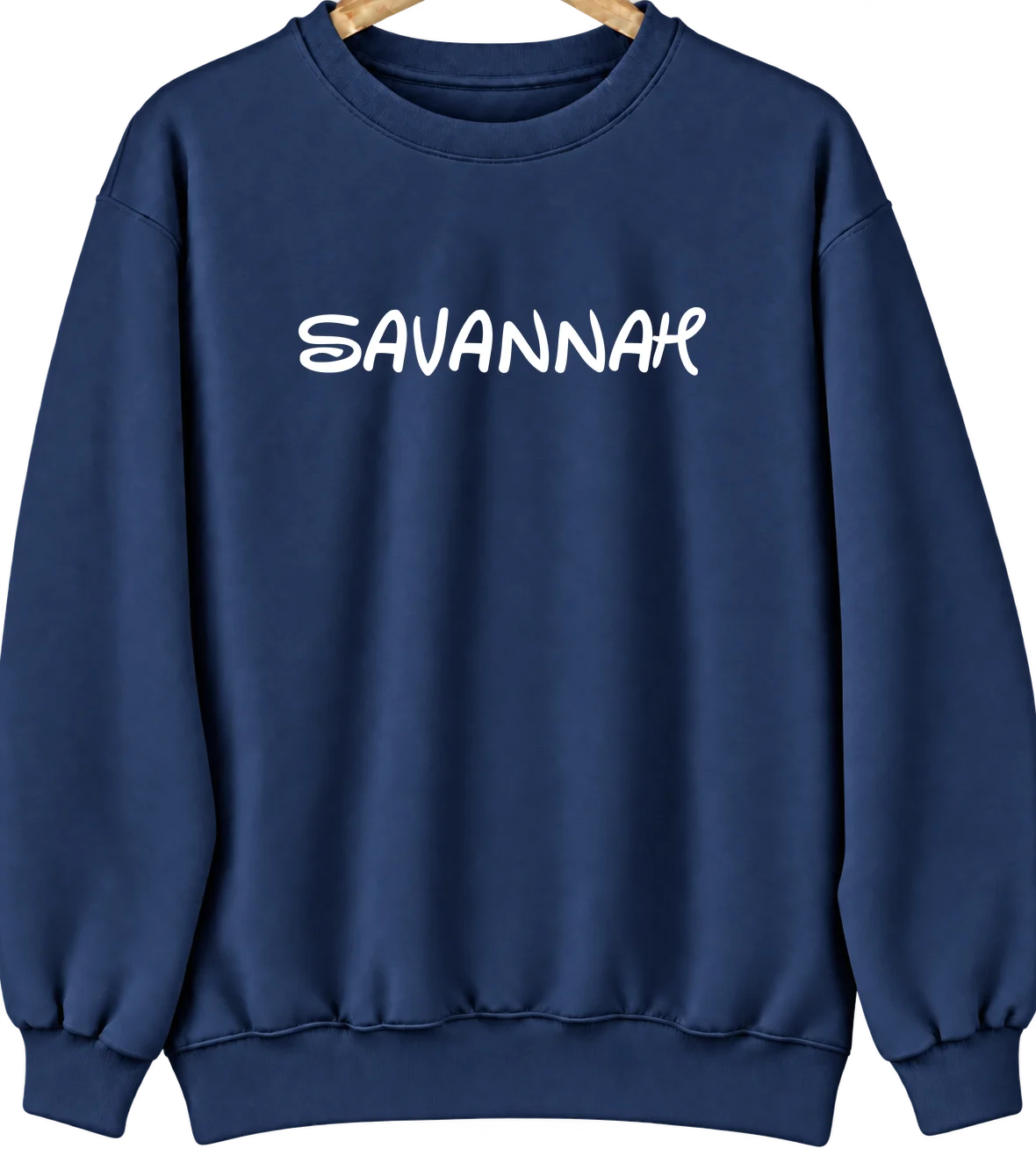 Savannah, Ohio Hometown Crewneck — Navy