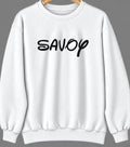 Savoy, Texas Hometown Crewneck — White
