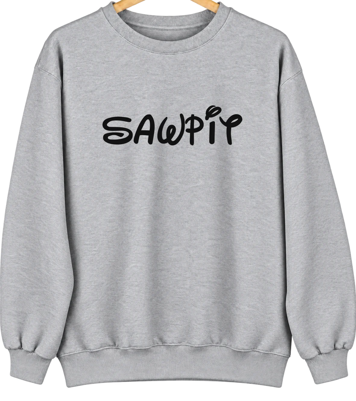 Sawpit, Colorado Hometown Crewneck — Sport Grey