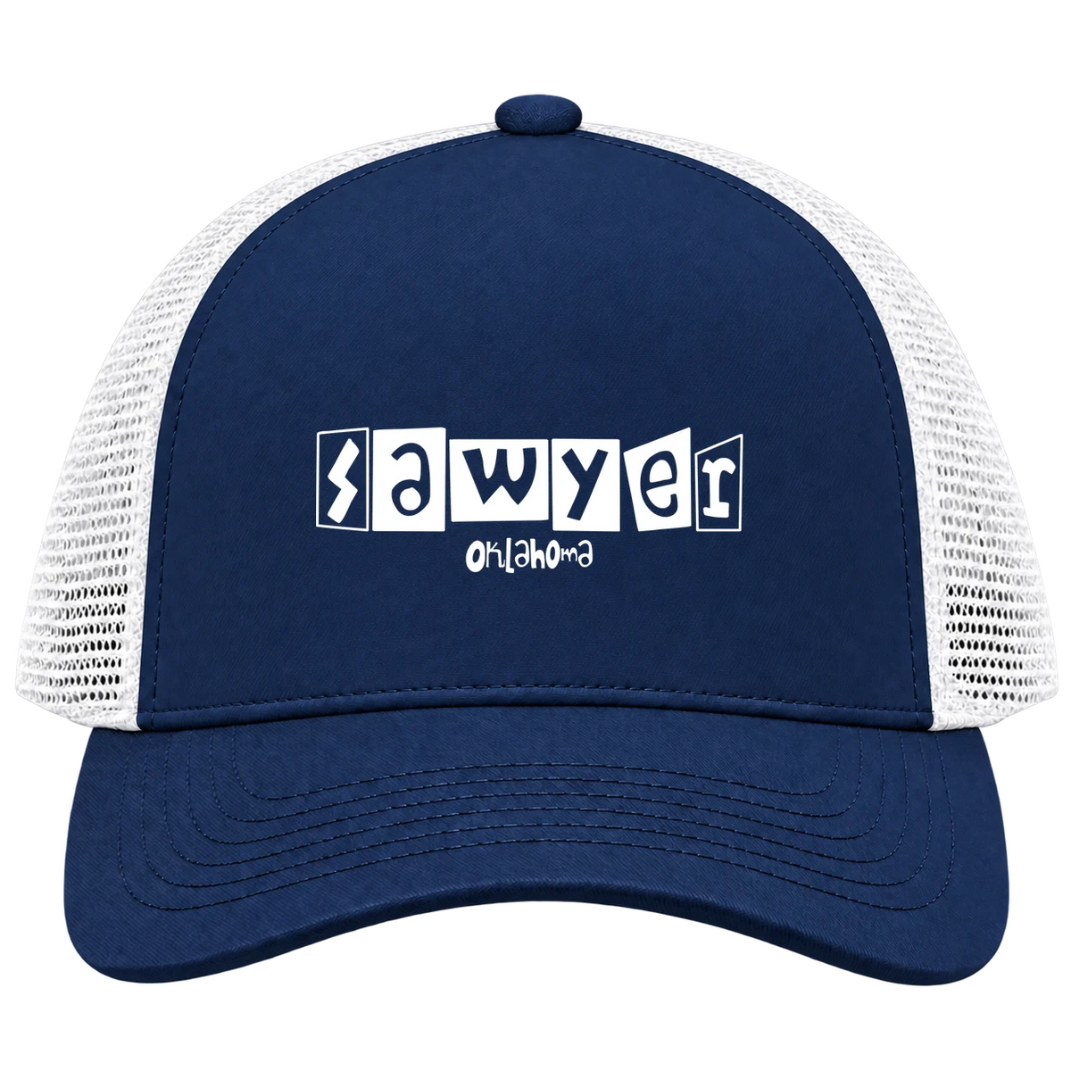 Sawyer, Oklahoma Hometown Trucker Cap