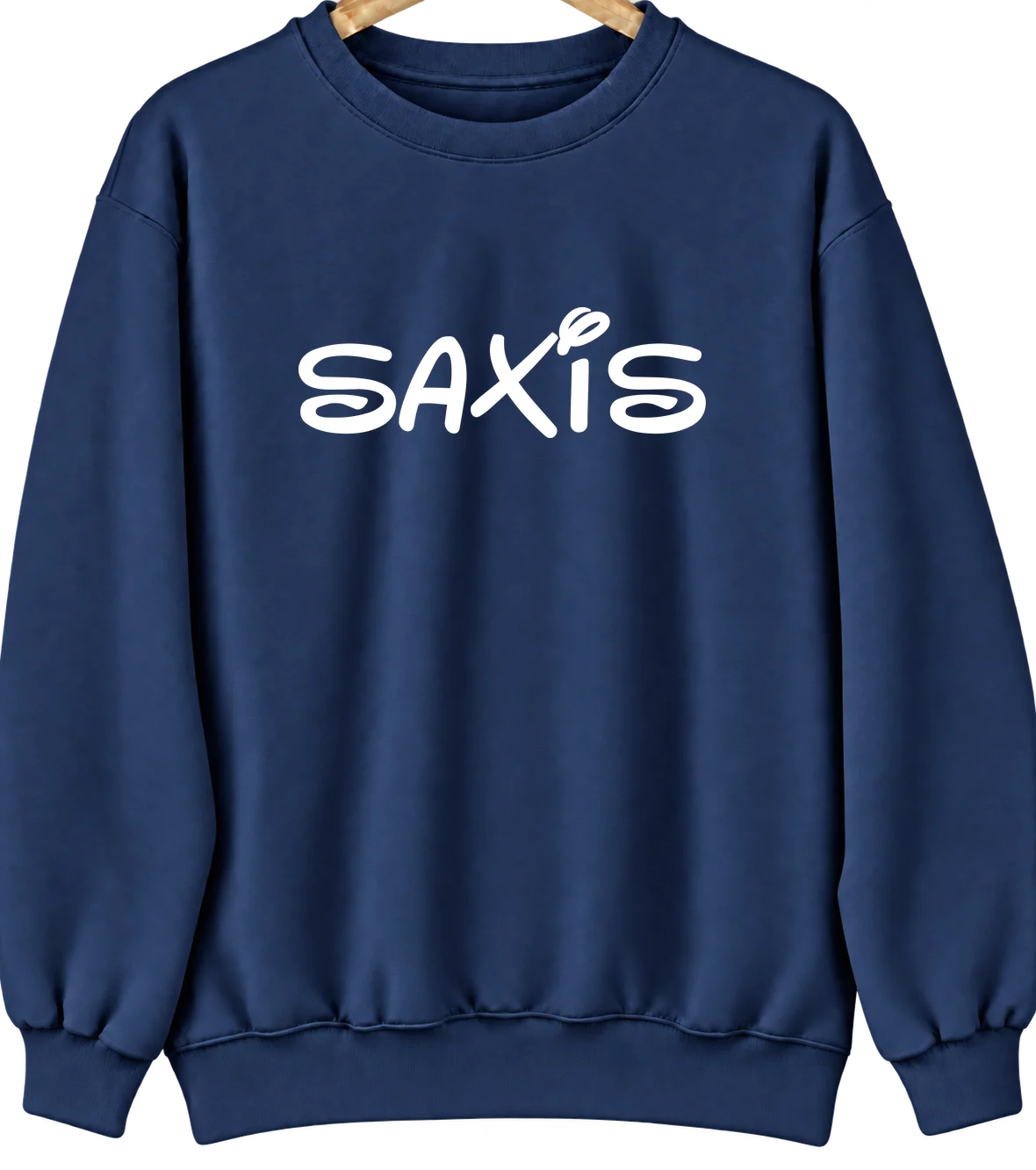 Saxis, Virginia Hometown Crewneck — Navy