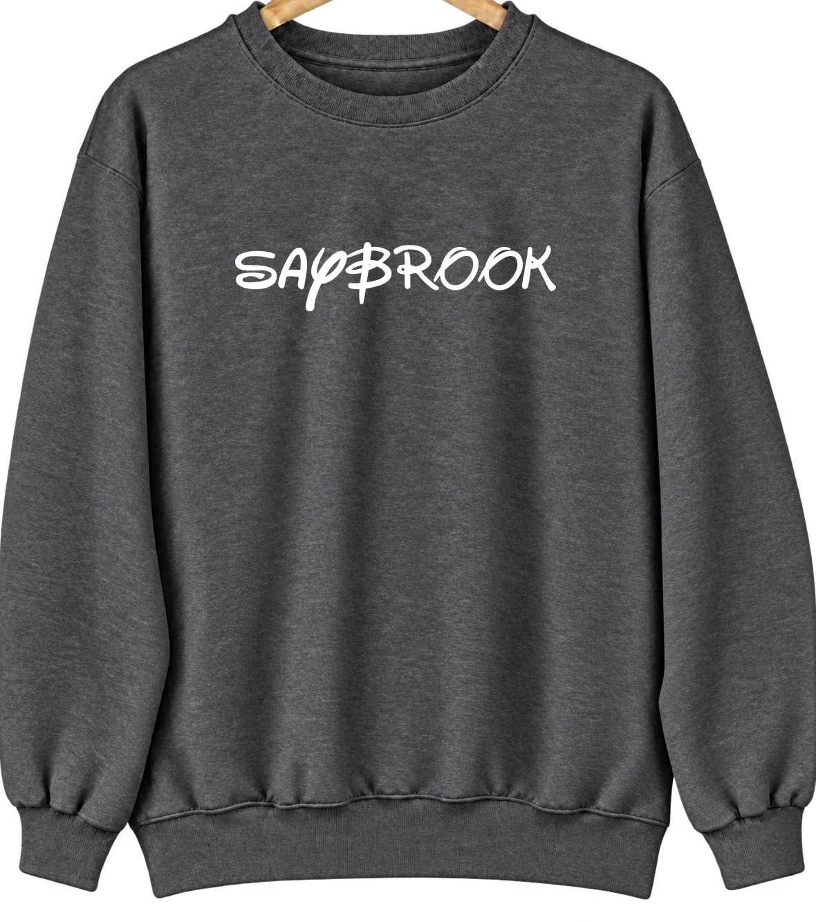 Saybrook, Illinois Hometown Crewneck — Dark Heather