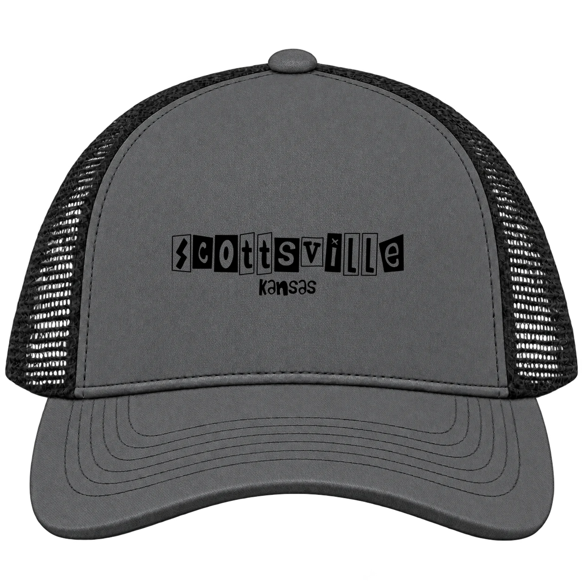 Scottsville, Kansas Hometown Trucker Cap