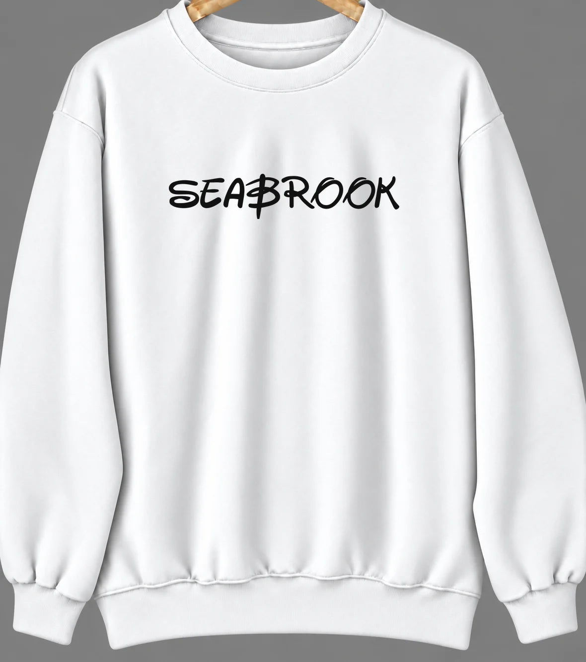 Seabrook, Maryland Hometown Crewneck — White