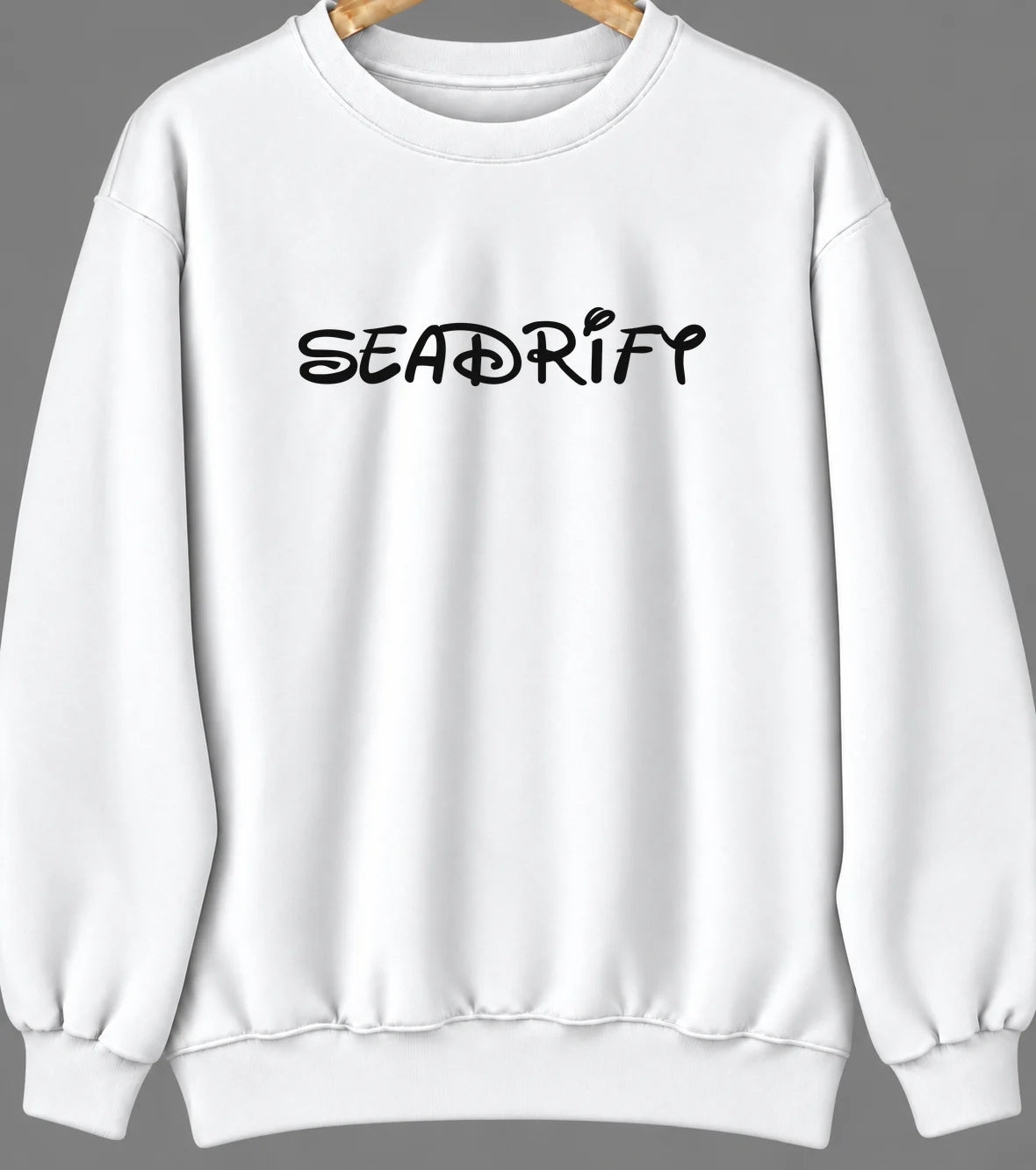 Seadrift, Texas Hometown Crewneck — White