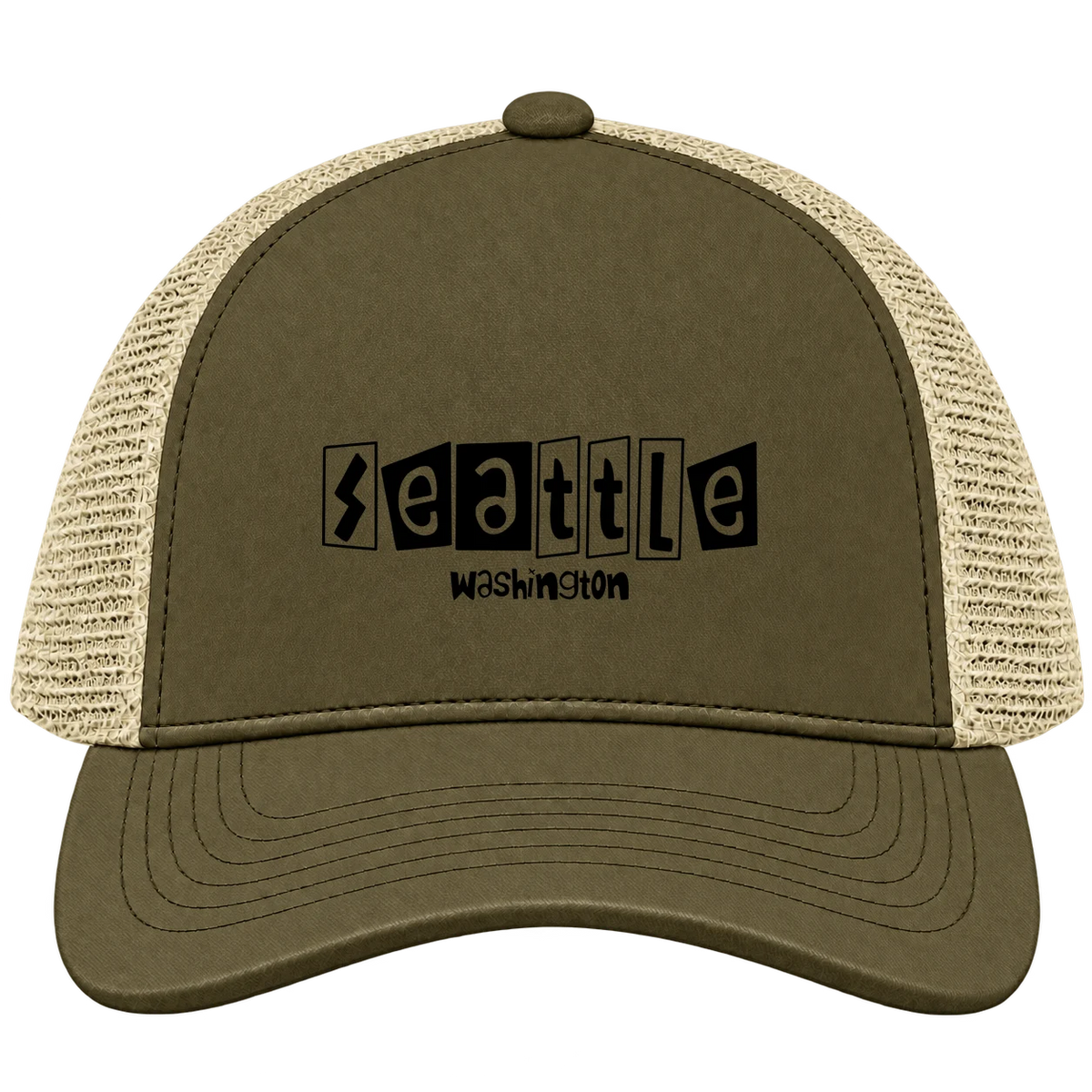 Seattle, Washington Hometown Trucker Cap