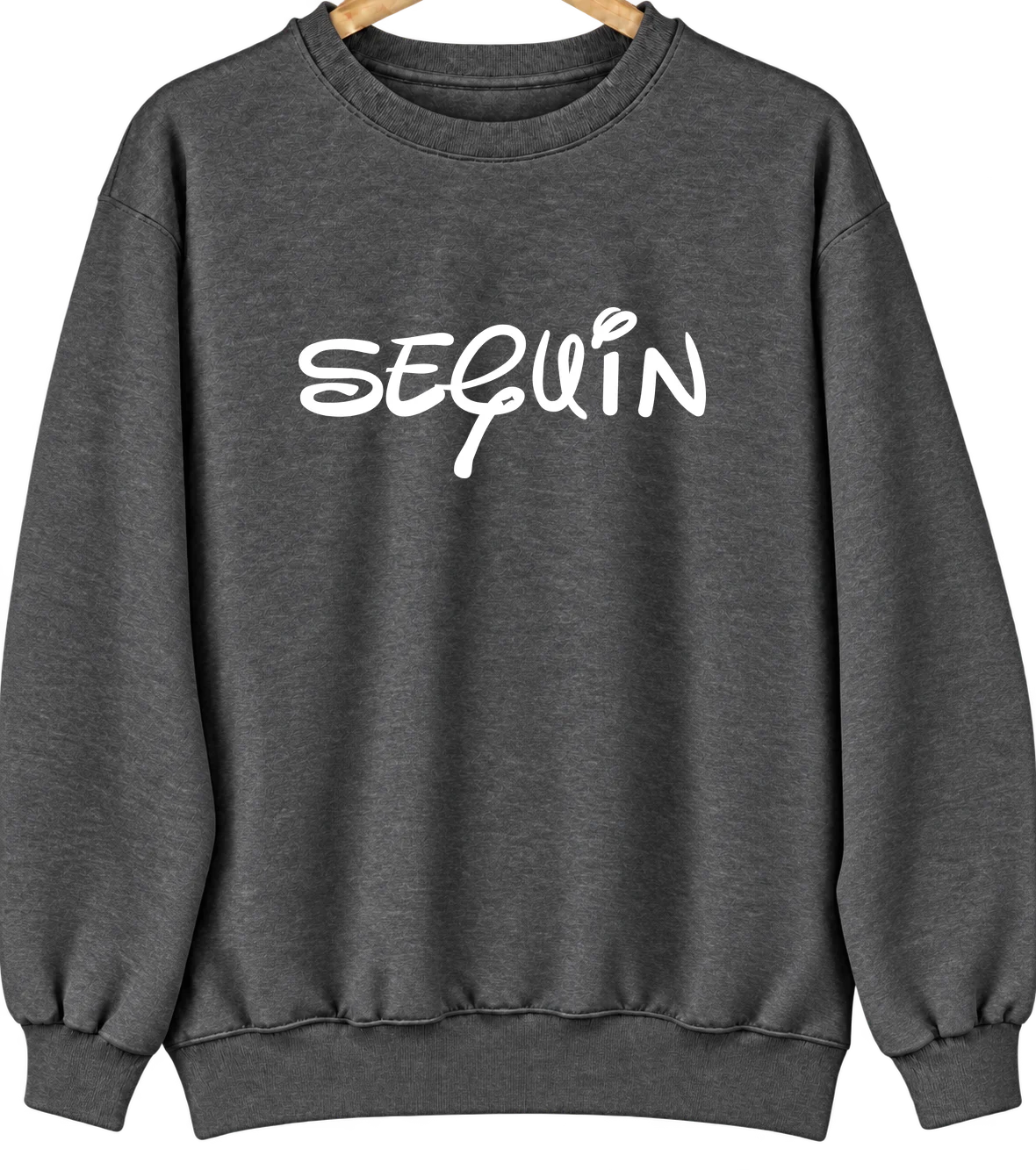 Seguin, Texas Hometown Crewneck — Dark Heather