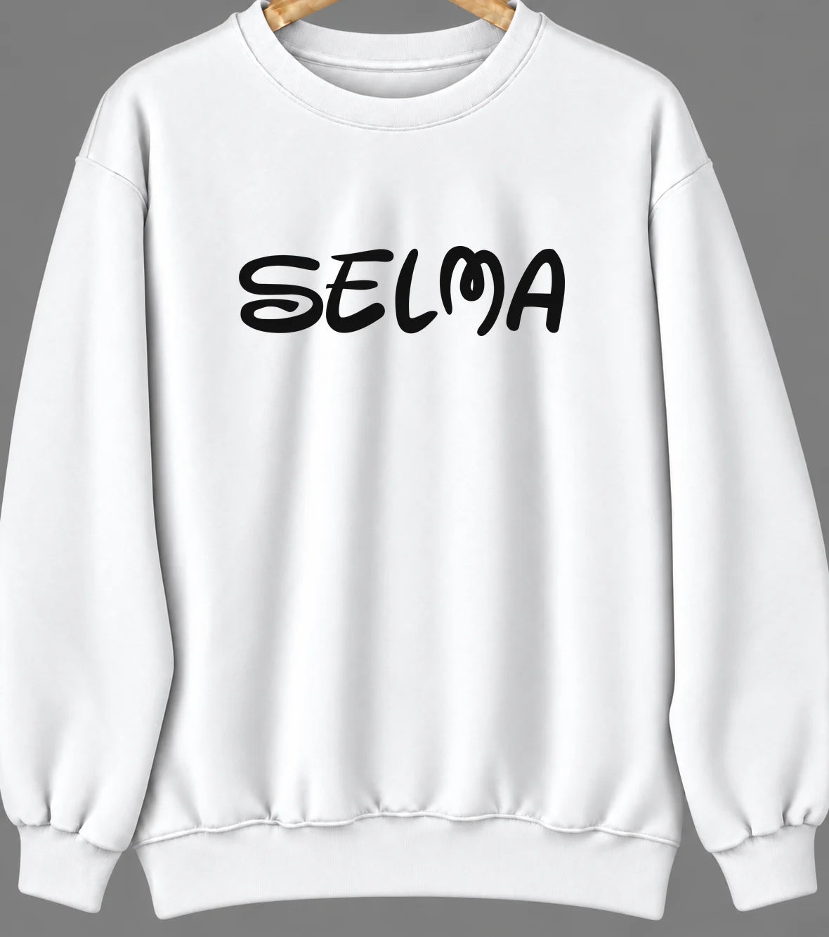 Selma, North Carolina Hometown Crewneck — White