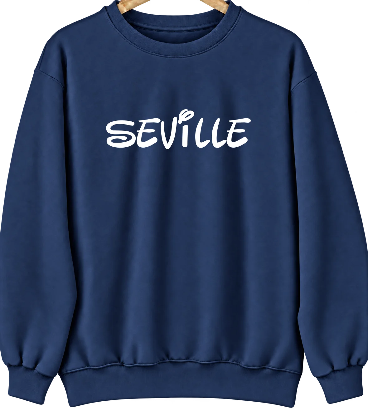 Seville, Florida Hometown Crewneck — Navy