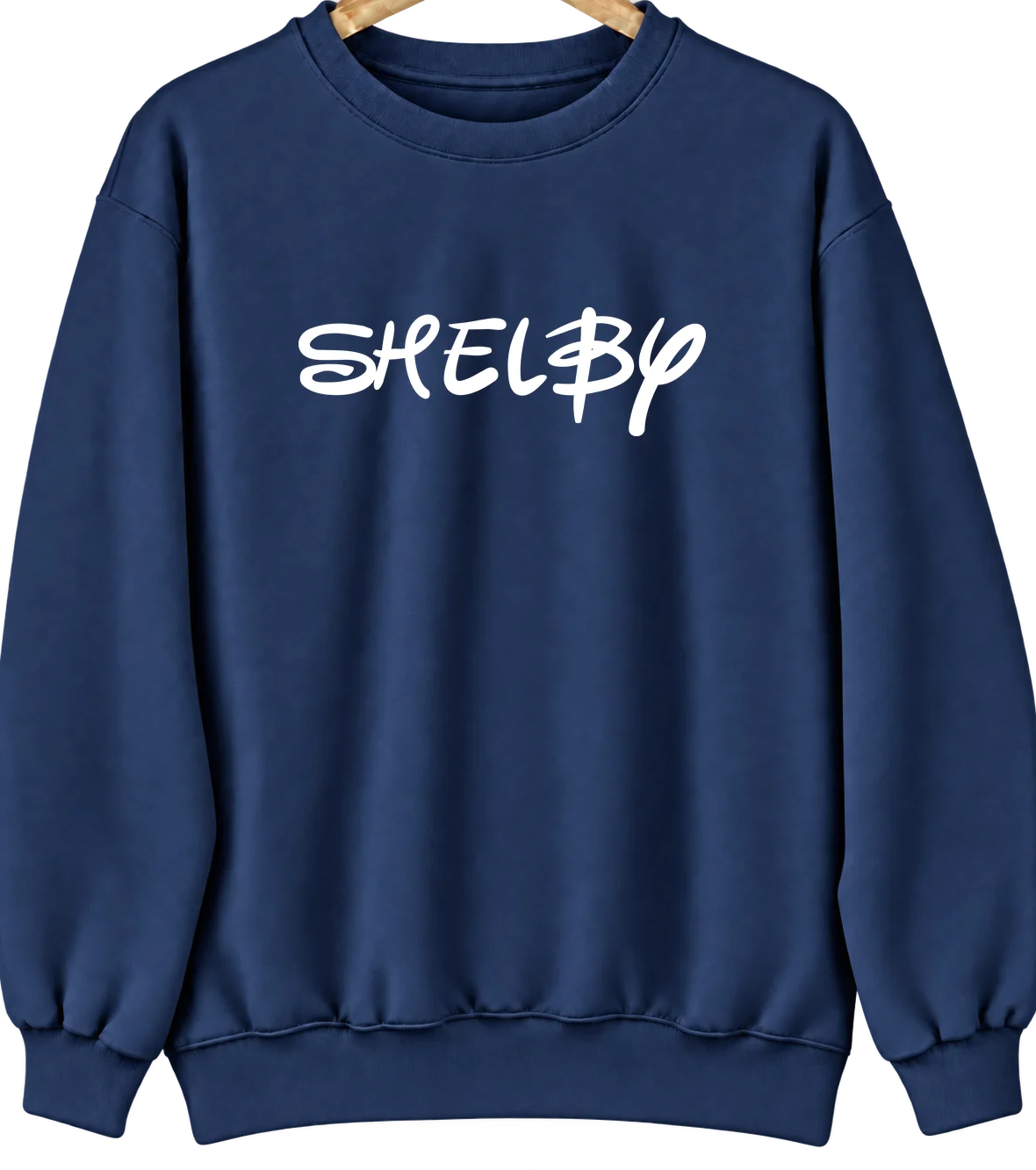 Shelby, Iowa Hometown Crewneck — Navy
