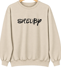 Shelby, Michigan Hometown Crewneck — Sand