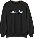 Shelby, North Carolina Hometown Crewneck — Black
