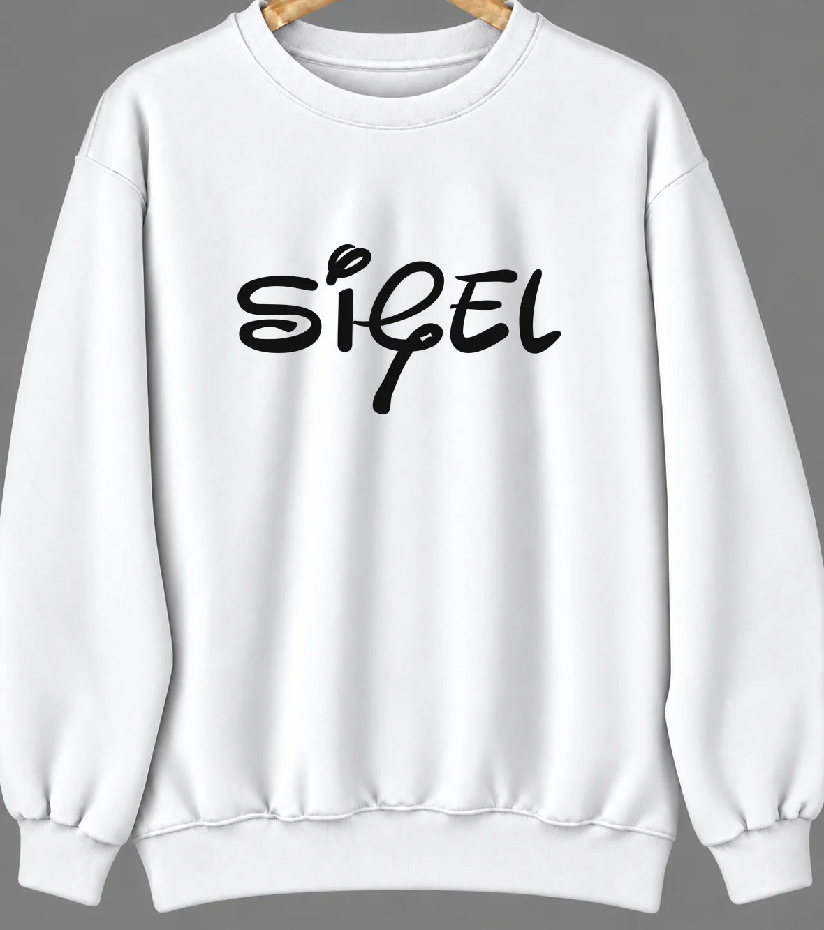 Sigel, Illinois Hometown Crewneck — White
