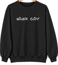 Silver Cliff, Colorado Hometown Crewneck — Black