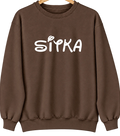 Sitka, Alaska Hometown Crewneck — Brown