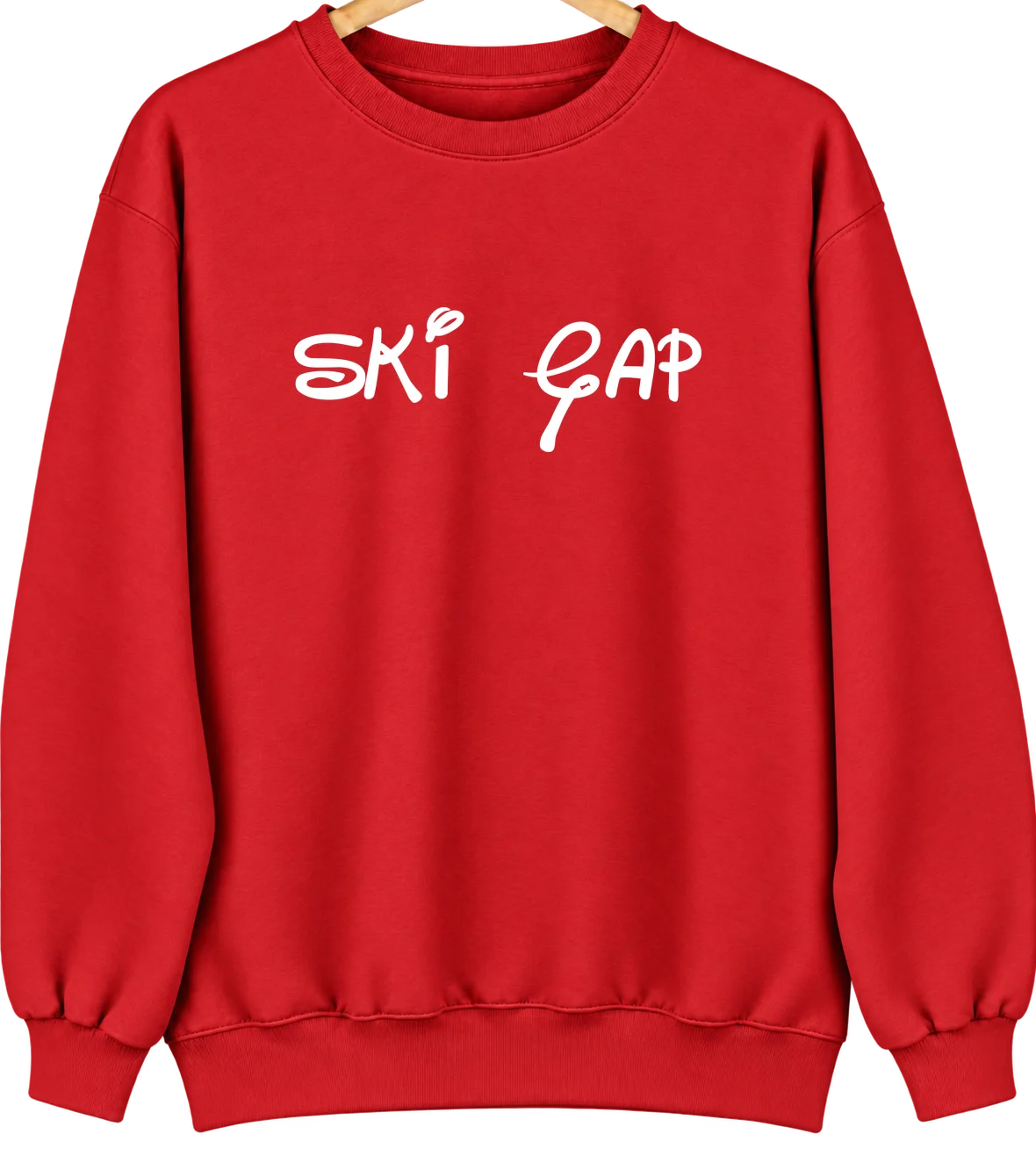 Ski Gap, Pennsylvania Hometown Crewneck — Red