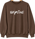 Skyline, Minnesota Hometown Crewneck — Brown