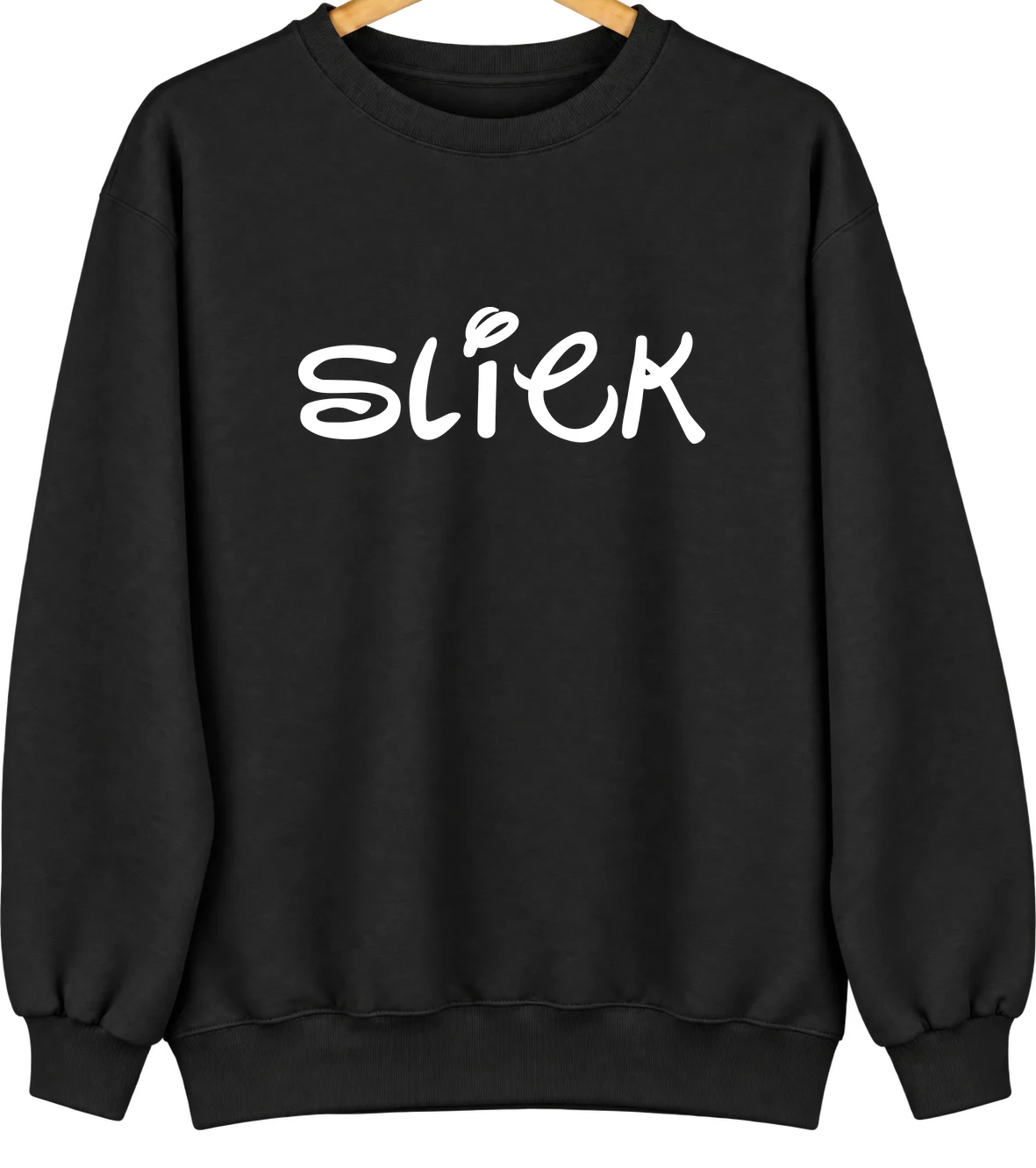 Slick, Oklahoma Hometown Crewneck — Black
