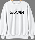 Sloan, Iowa Hometown Crewneck — White