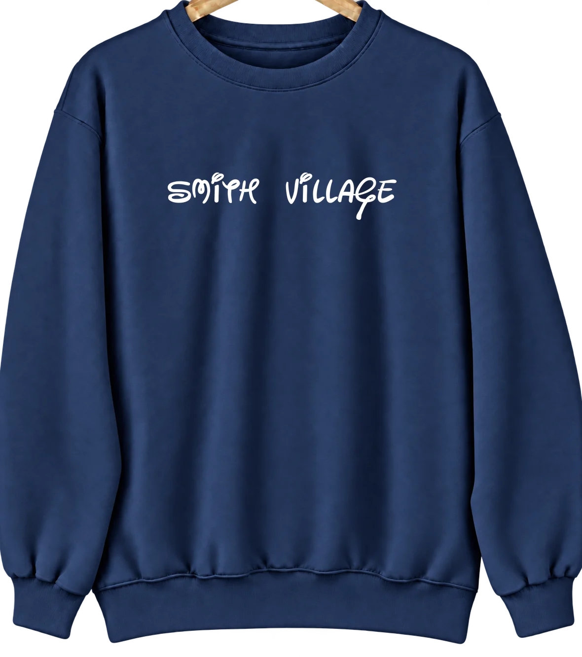 Smith Village, Oklahoma Hometown Crewneck — Navy