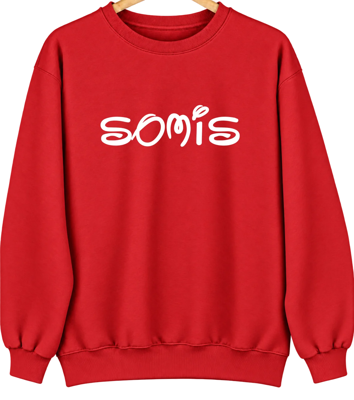 Somis, California Hometown Crewneck — Red