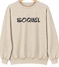 Soquel, California Hometown Crewneck — Sand