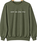 South San Jose Hills, California Hometown Crewneck — Military Green