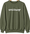 Speedway, Indiana Hometown Crewneck — Military Green