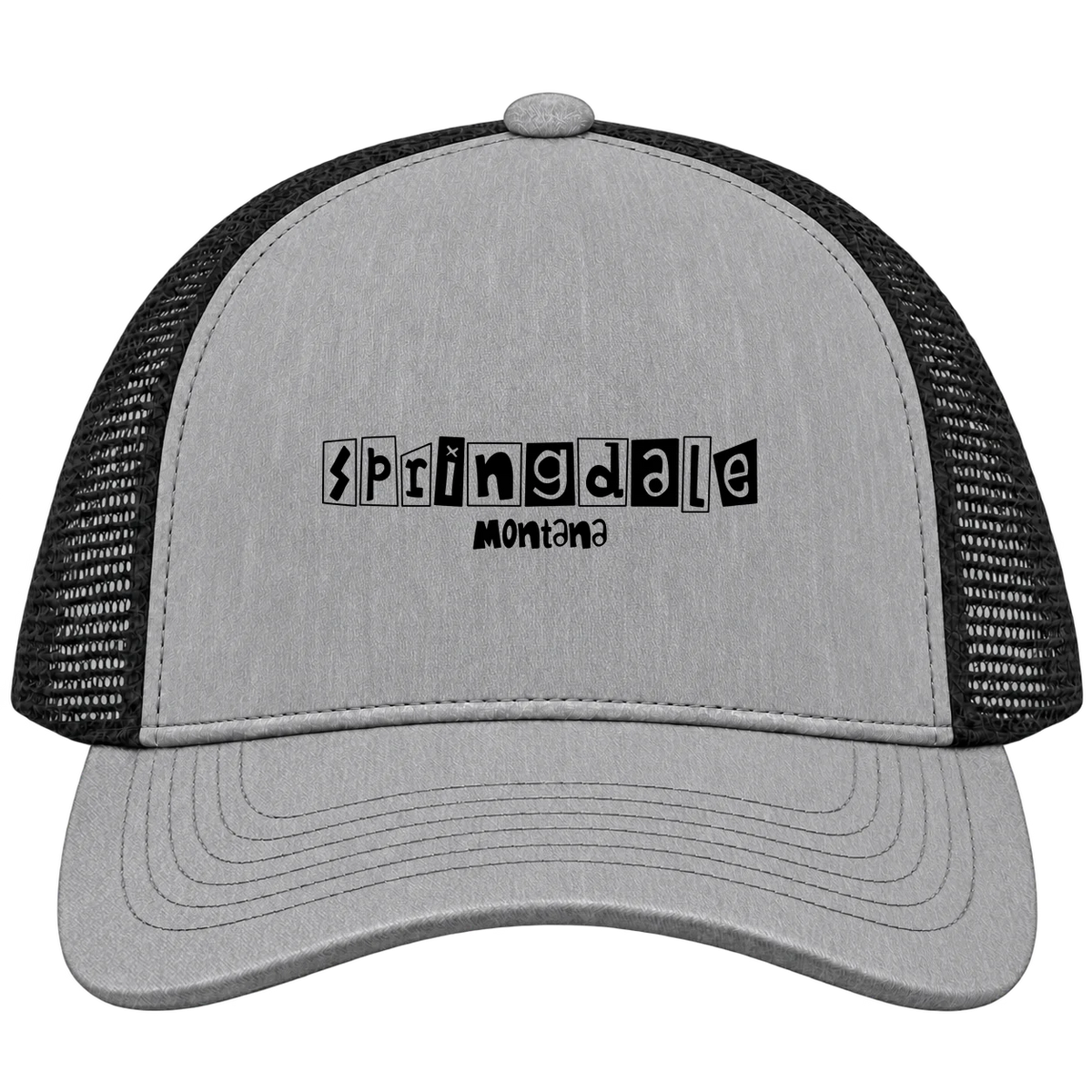 Springdale, Montana Hometown Trucker Cap