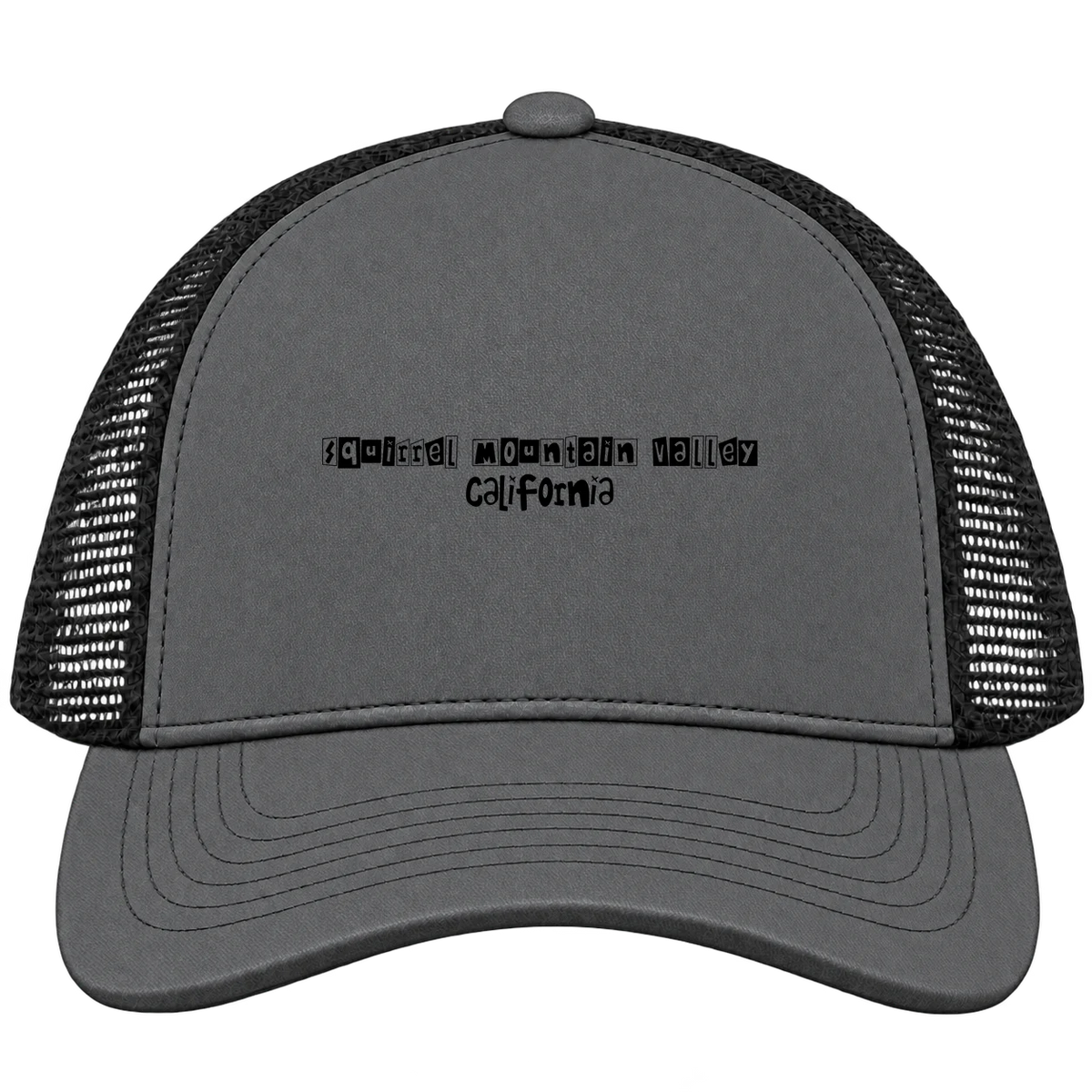 Squirrel Mountain Valley, California Hometown Trucker Cap