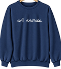 St. Charles, Minnesota Hometown Crewneck — Navy