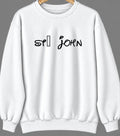 St. John, Kansas Hometown Crewneck — White