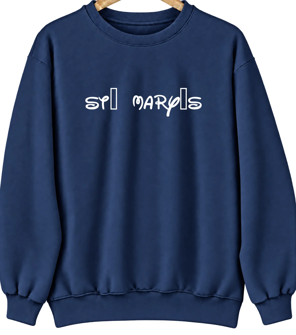 St. Mary's, Colorado Hometown Crewneck — Navy