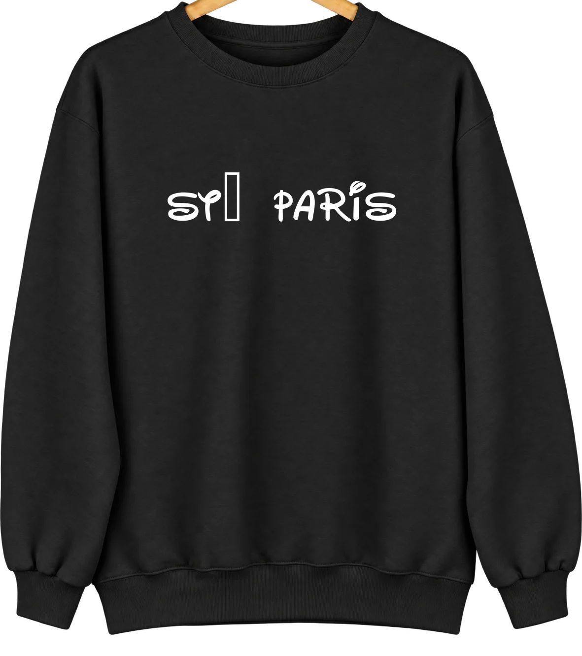 St. Paris, Ohio Hometown Crewneck — Black