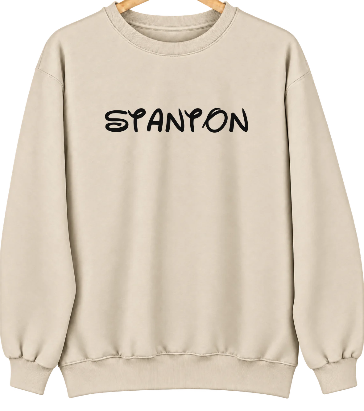 Stanton, Nebraska Hometown Crewneck — Sand